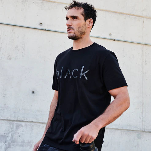 POLO ACTIVE LOGO BLACK
