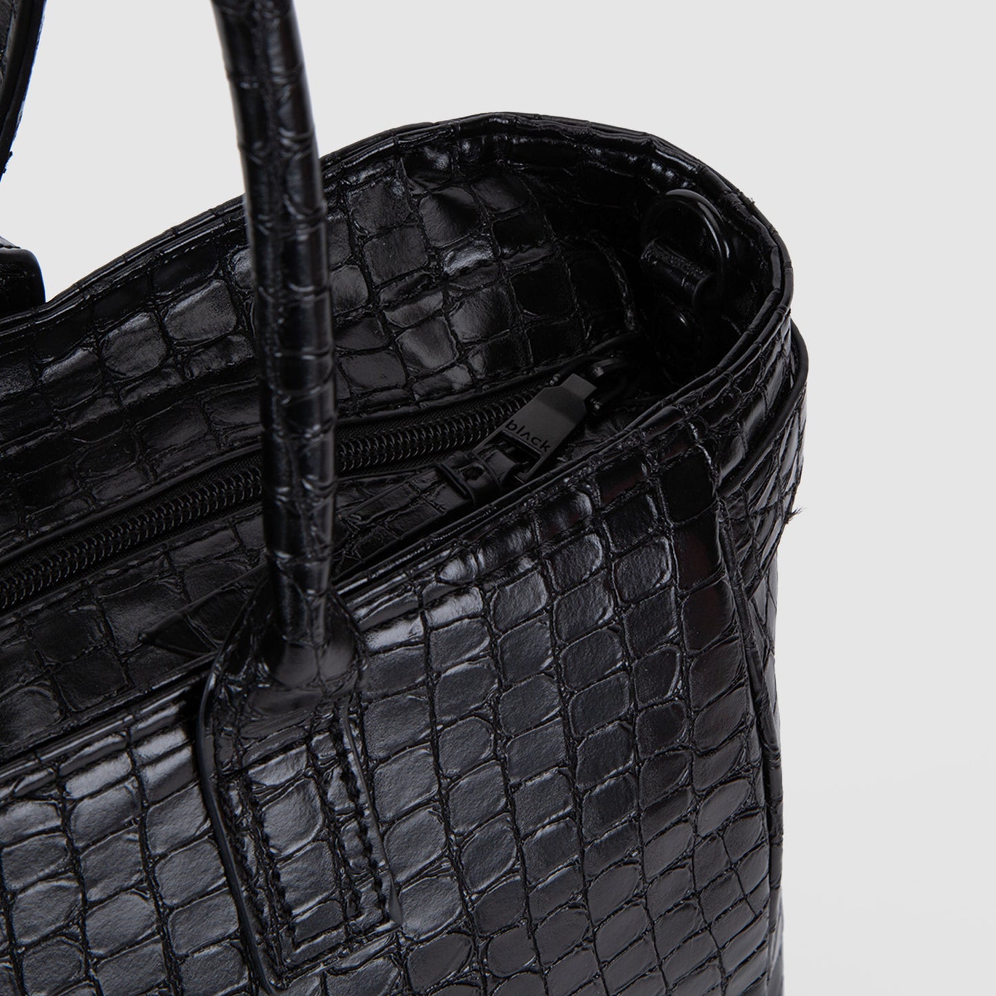 TOTE CAIMAN BLACK