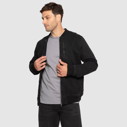 CHAQUETA BOMBER CANVAS